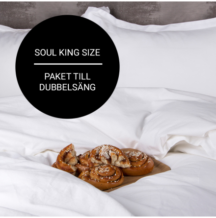 Soul King size paket (lakan, påslakan, örngott)